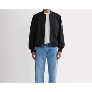Everlane Men's Black Utility Bomber Jacket Size Small